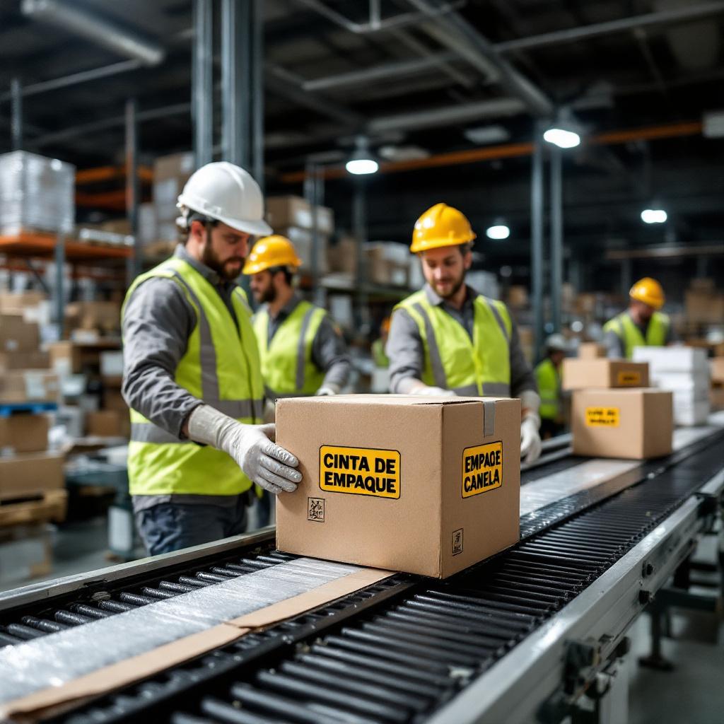 Cinta de empaque canela