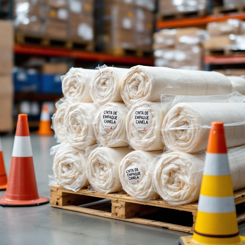 Cinta de empaque canela